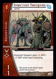 Insectoid Troopers, Army