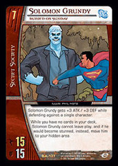 Solomon Grundy, Buried on Sunday