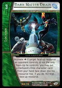 Dark Matter Drain