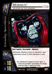 Morbius, Shadow of the Vampire