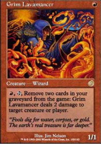 1x Grim Lavamancer Light Play, English Torment MTG Magic | eBay