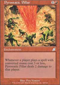 Pyrostatic Pillar