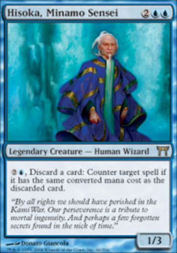 Hisoka Minamo Sensei 1x FOIL CHK MTG Champions Kamigawa Rare MINT blue Hisoka Minamo Sensei 1x FOIL CHK MTG Champions Kamigawa Rare MINT blue