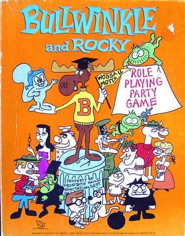 Bullwinkle and Rocky Role Playing Party Game