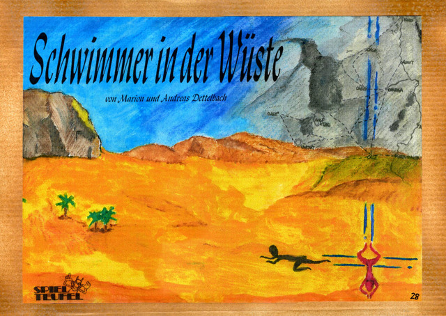 Schwimmer in der Wuste