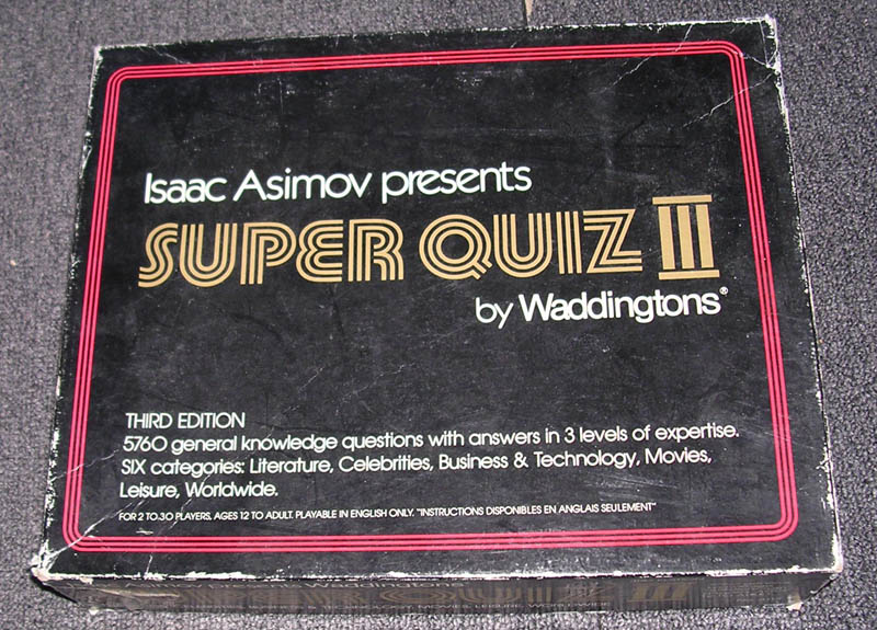 Isaac Asimovs Super Quiz III