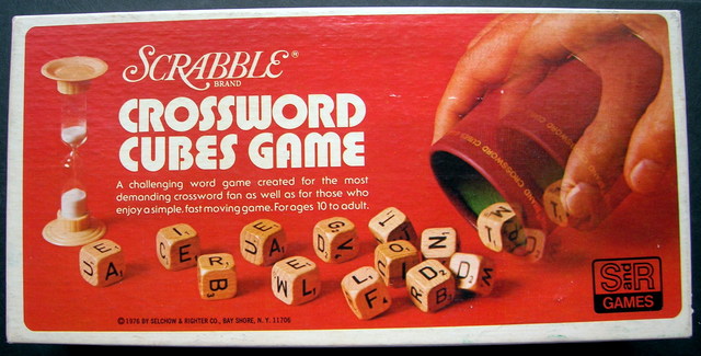 Scrabble Crossword Cubes Game