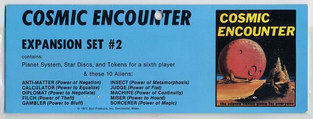 Cosmic Encounter - Eon Expansion #2