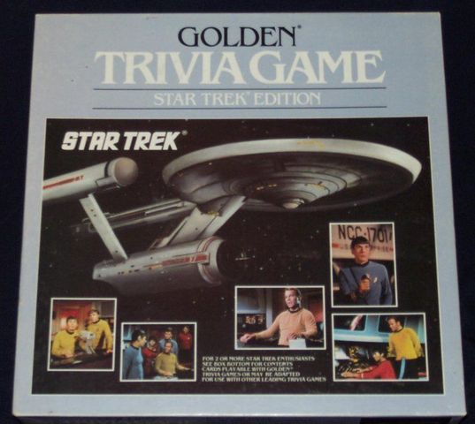Golden Trivia Cards - Star Trek Edition