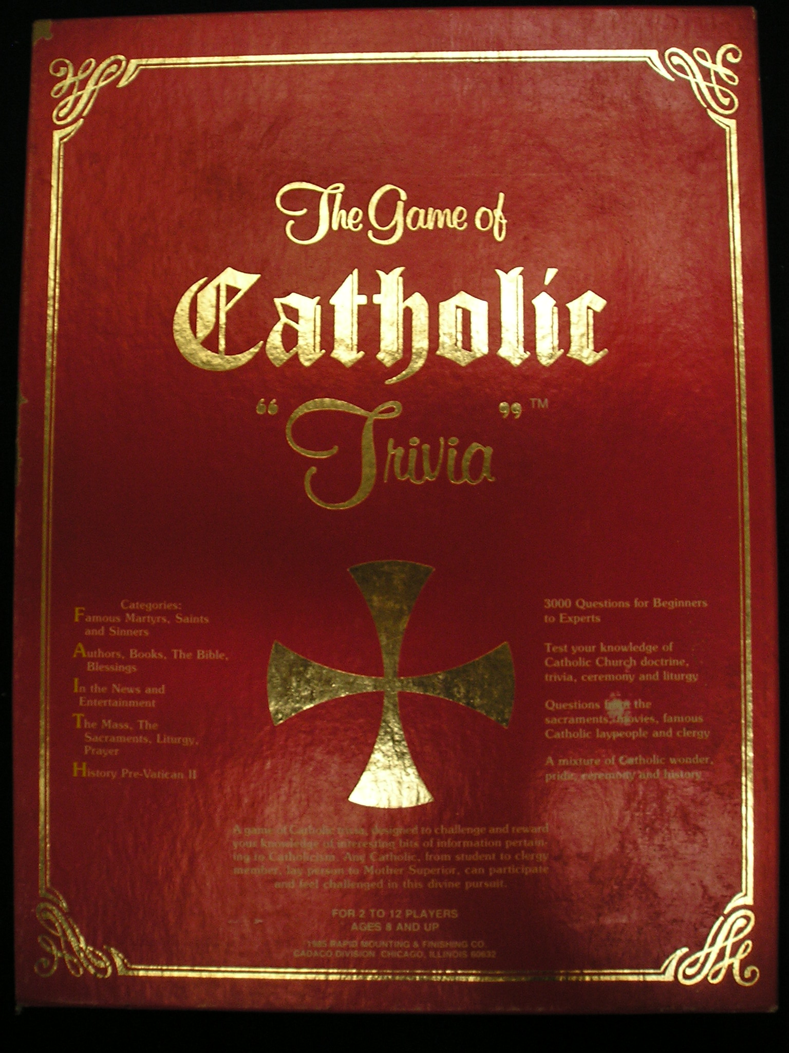 The Game of Catholic Trivia