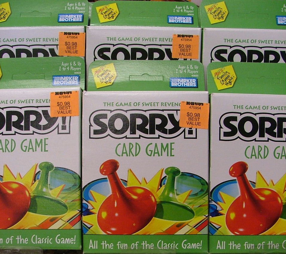Sorry!  Card Game