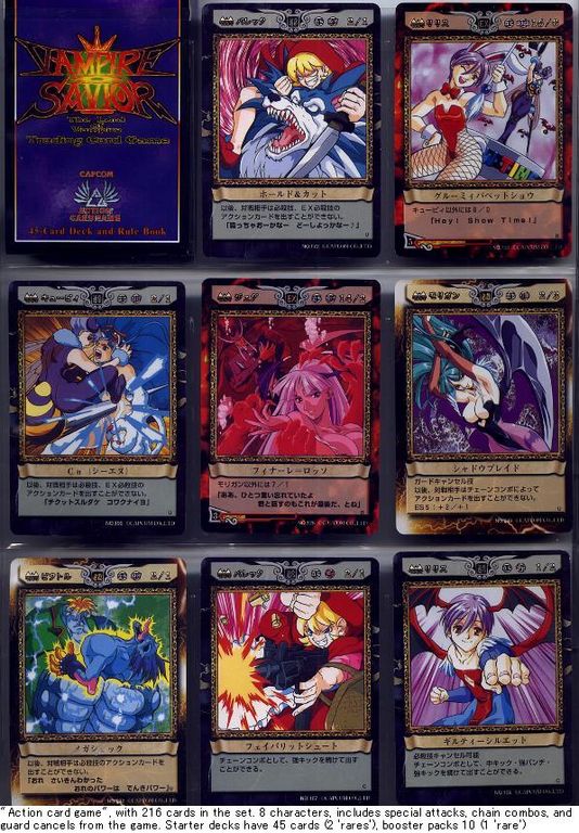 Vampire Savior Trading Card Game