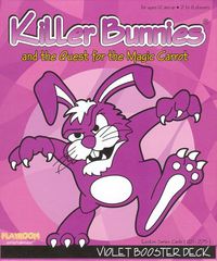 Killer Bunnies and the Quest for the Magic Carrot VIOLET Booster