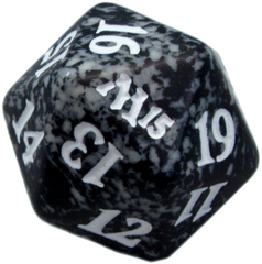 Magic Spindown Die - Magic 2015 Core Set M15 - Black