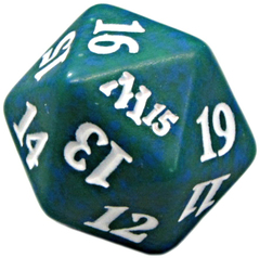 Magic Spindown Die - Magic 2015 Core Set M15 - Green