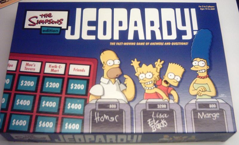 Jeopardy - Simpsons Edition