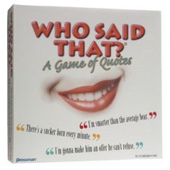 Who Said That? (1)