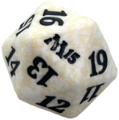 Magic Spindown Die - Magic 2015 - White