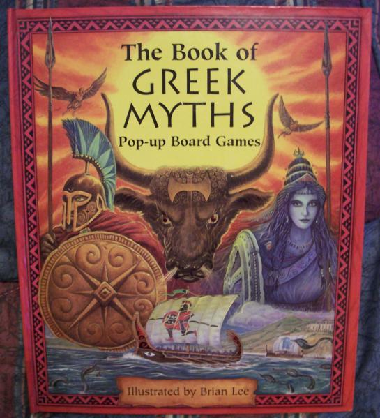 The Book of Greek Myths Pop-up Board Games