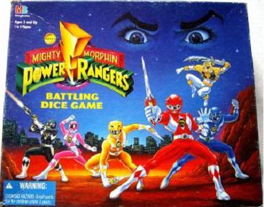 Power Rangers Battling Dice Game