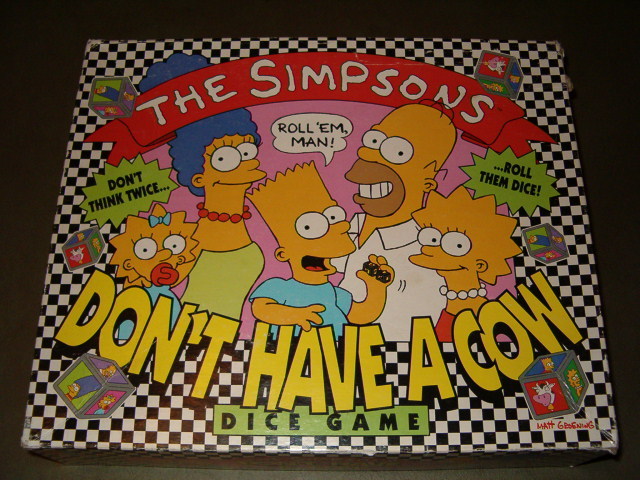 Simpsons, The - Dont Have A Cow Dice Game