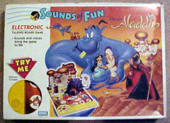 Aladdin Sounds of Fun Electronic Talking Board Game