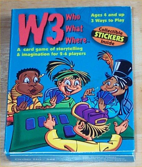 W3 (Who, What, Where)