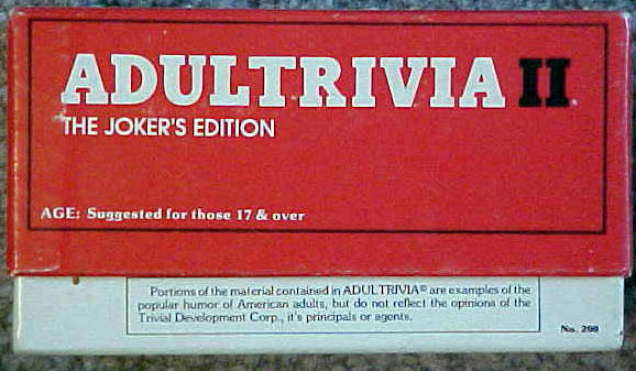 Adultrivia II The Jokers Edition
