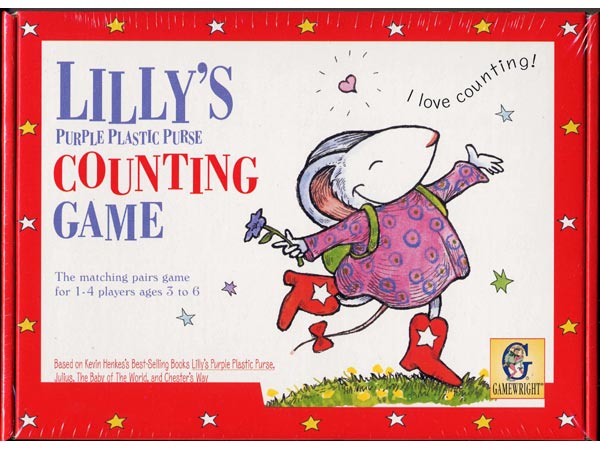 Lillys Purple Plastic Purse Counting Game