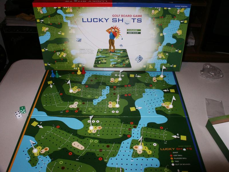 Lucky Shots Golf Board Game