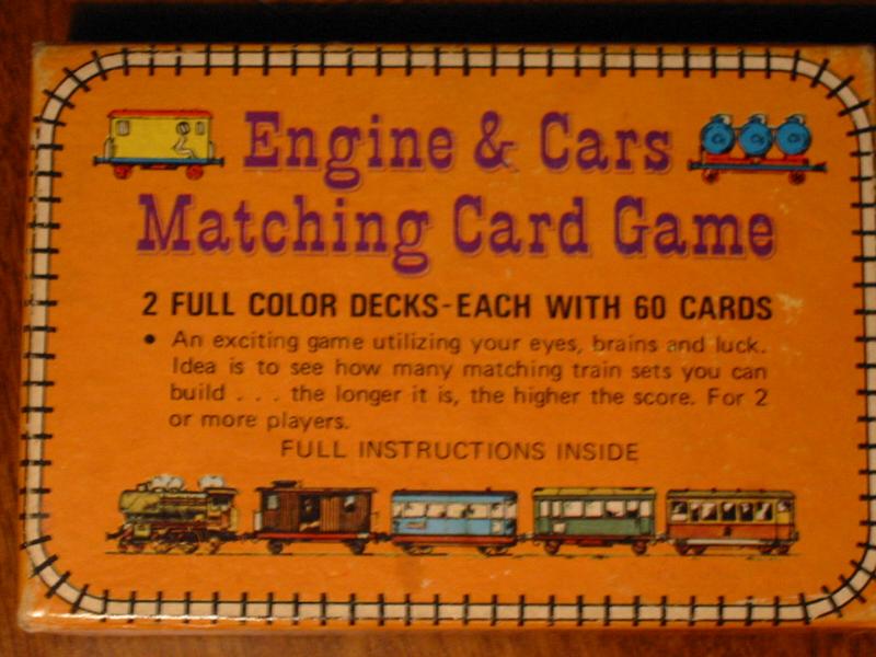 Engine & Cars Matching Card Game