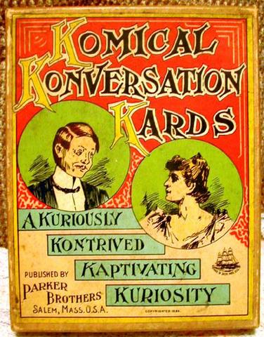 Komical Konversation Kards