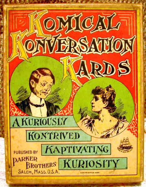 Komical Konversation Kards