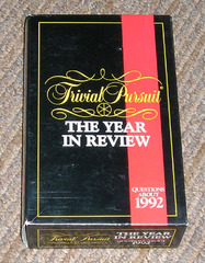 Trivial Pursuit - The Year in Review - Questions about 1992