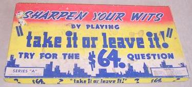 Take It or Leave It