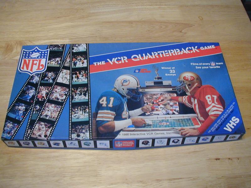 The VCR Quarterback Game