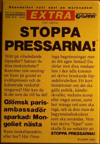 Stoppa pressarna!