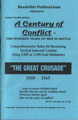 A Century of Conflict The Great Crusade 1939~1945