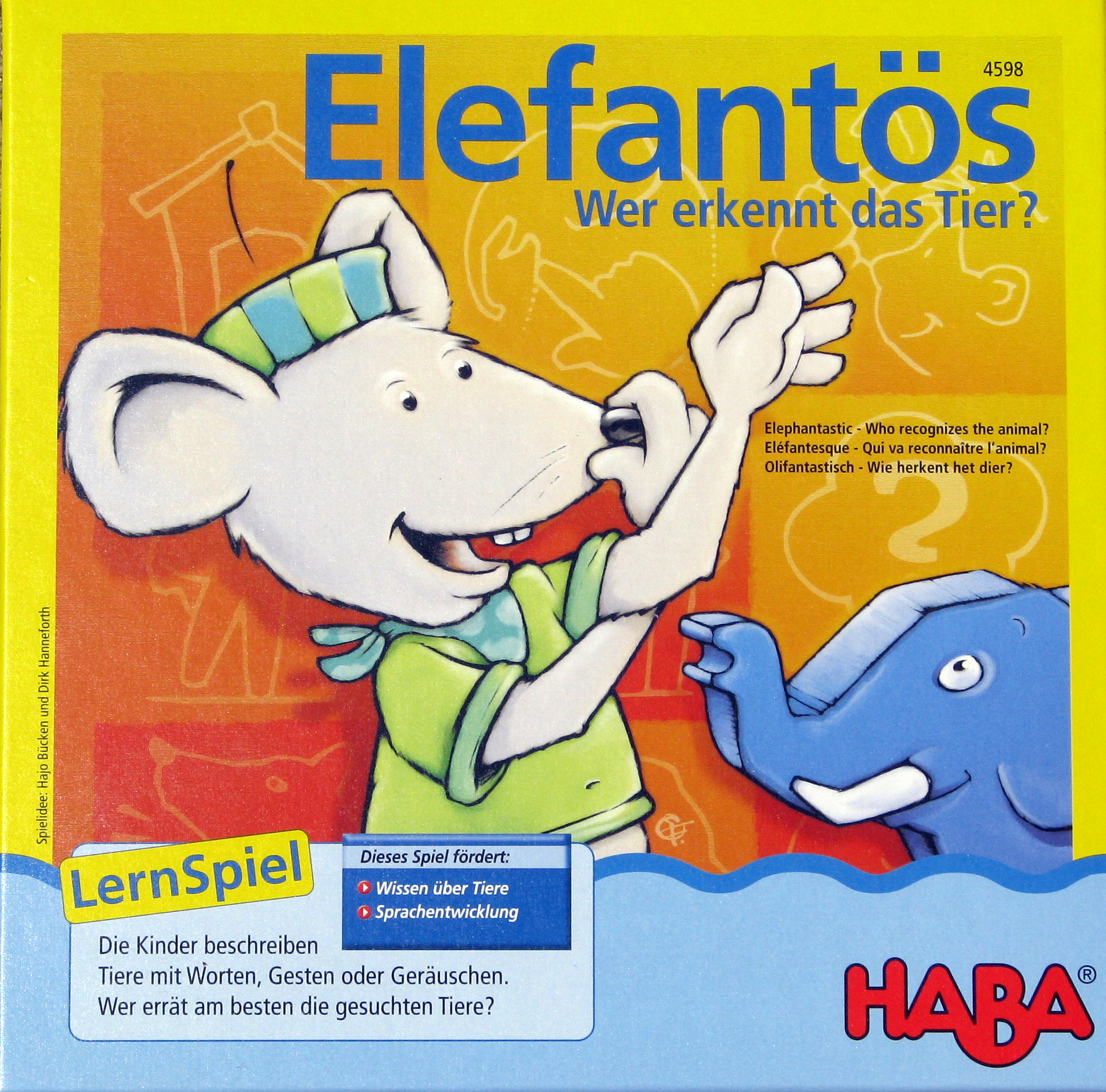 Elefantos, Wer erkennt das Tier?