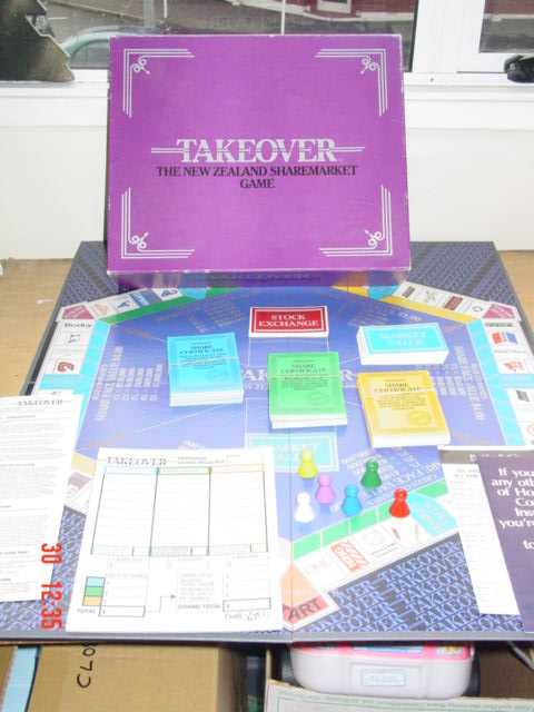 Takeover: The New Zealand Sharemarket Game