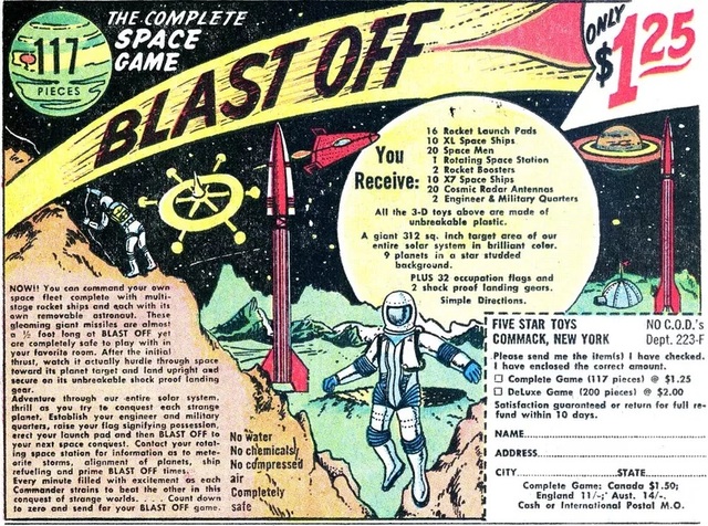 Blast off