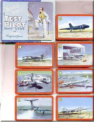 Neville Dukes Test Pilot Card Came