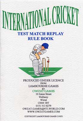 International Cricket