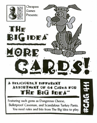 Big Idea, The: More Cards!