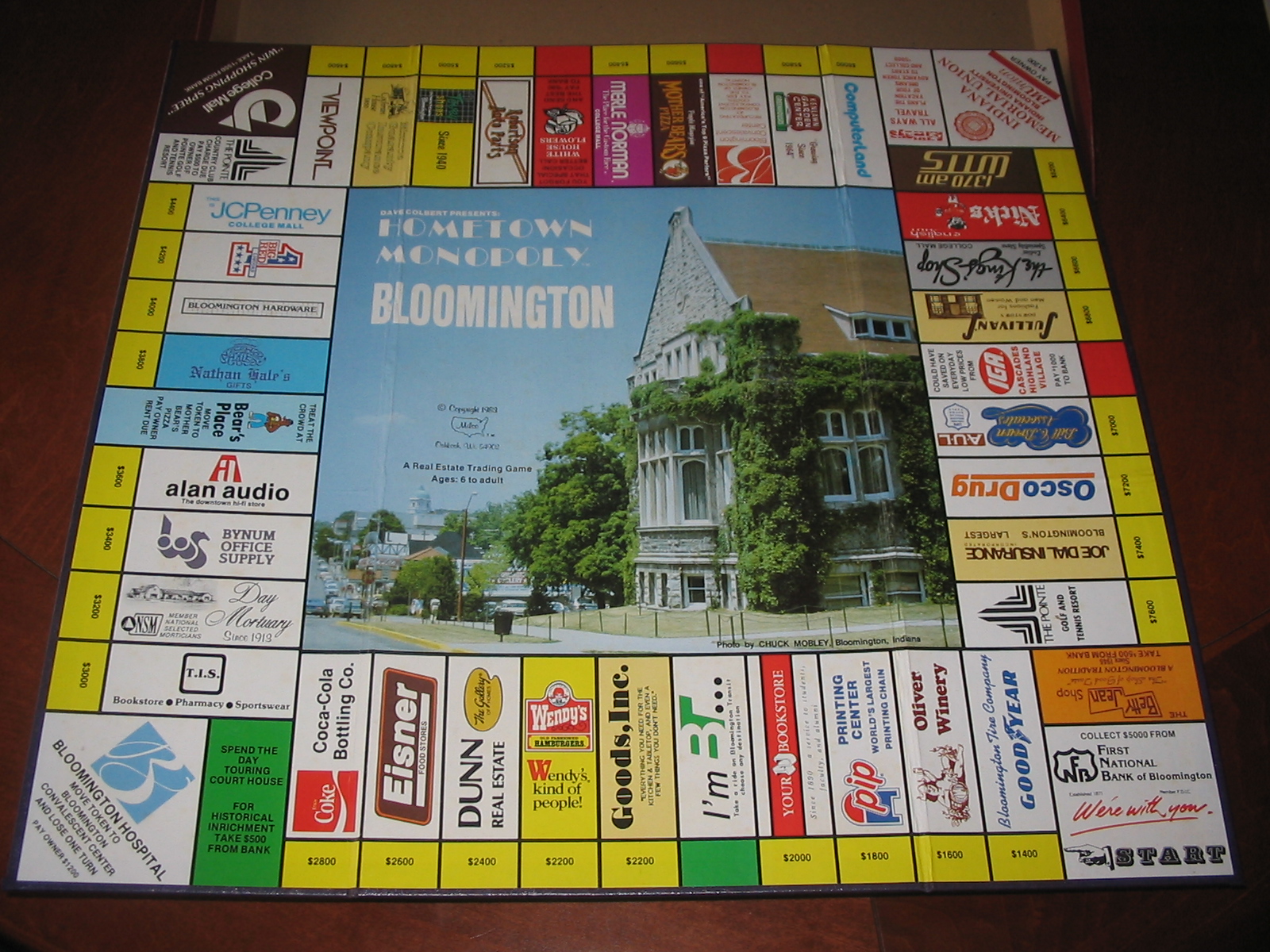 Hometown Monopoly - Bloomington