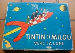 Tintin et Milou vers la lune