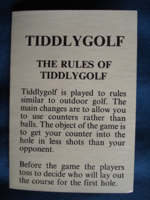 Golf Tiddlywinks
