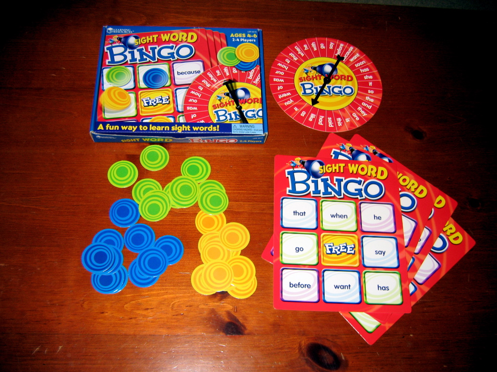 Sight Words Bingo