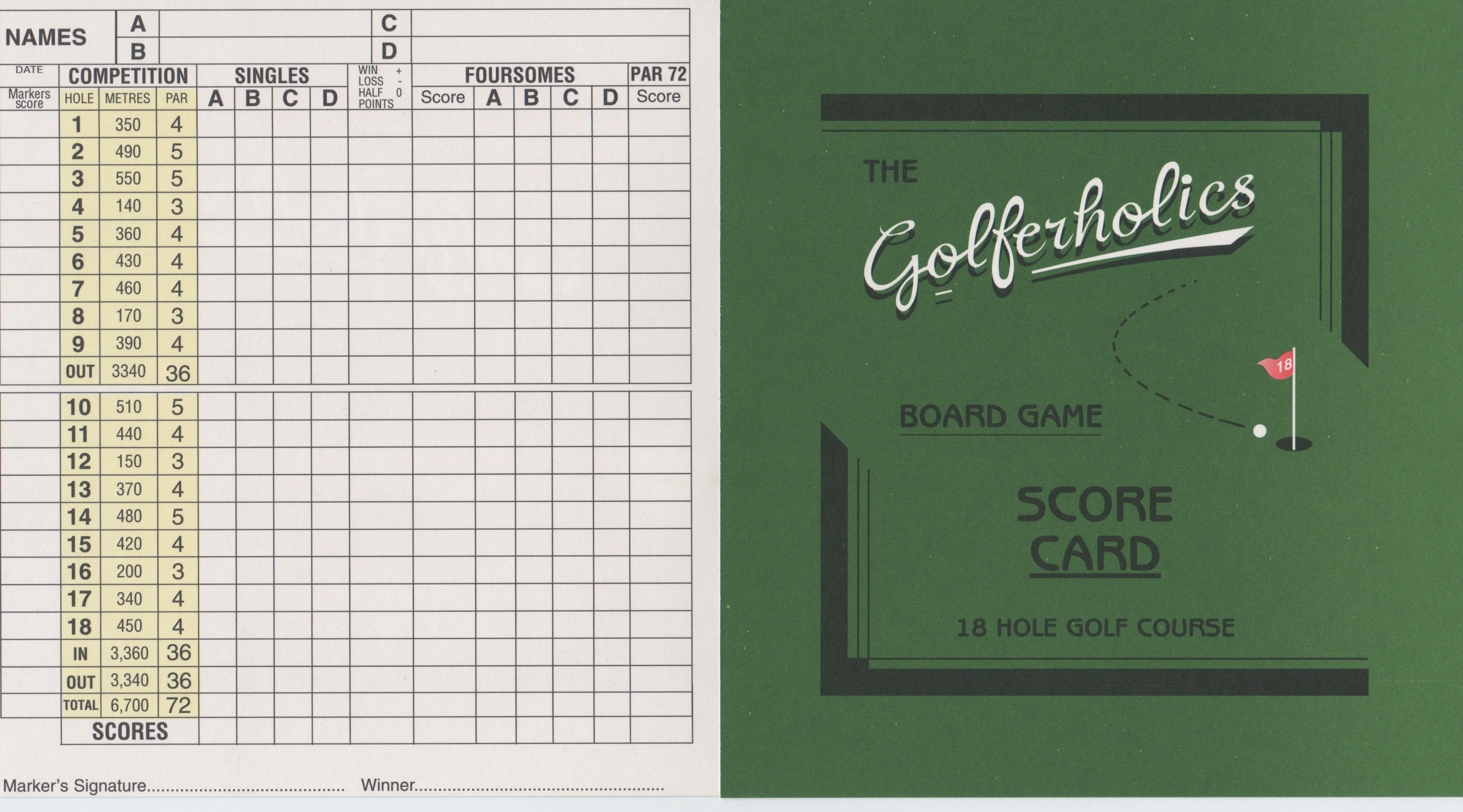 Golferholics