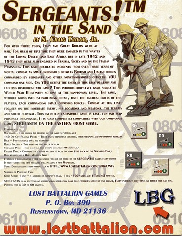 Sergeants! in the Sand